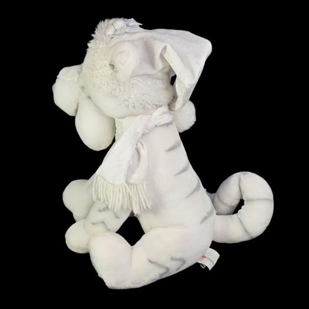 Disney Store Snowflake Tigger Plush Toy White Stuffed Animal‎ Winnie The Pooh